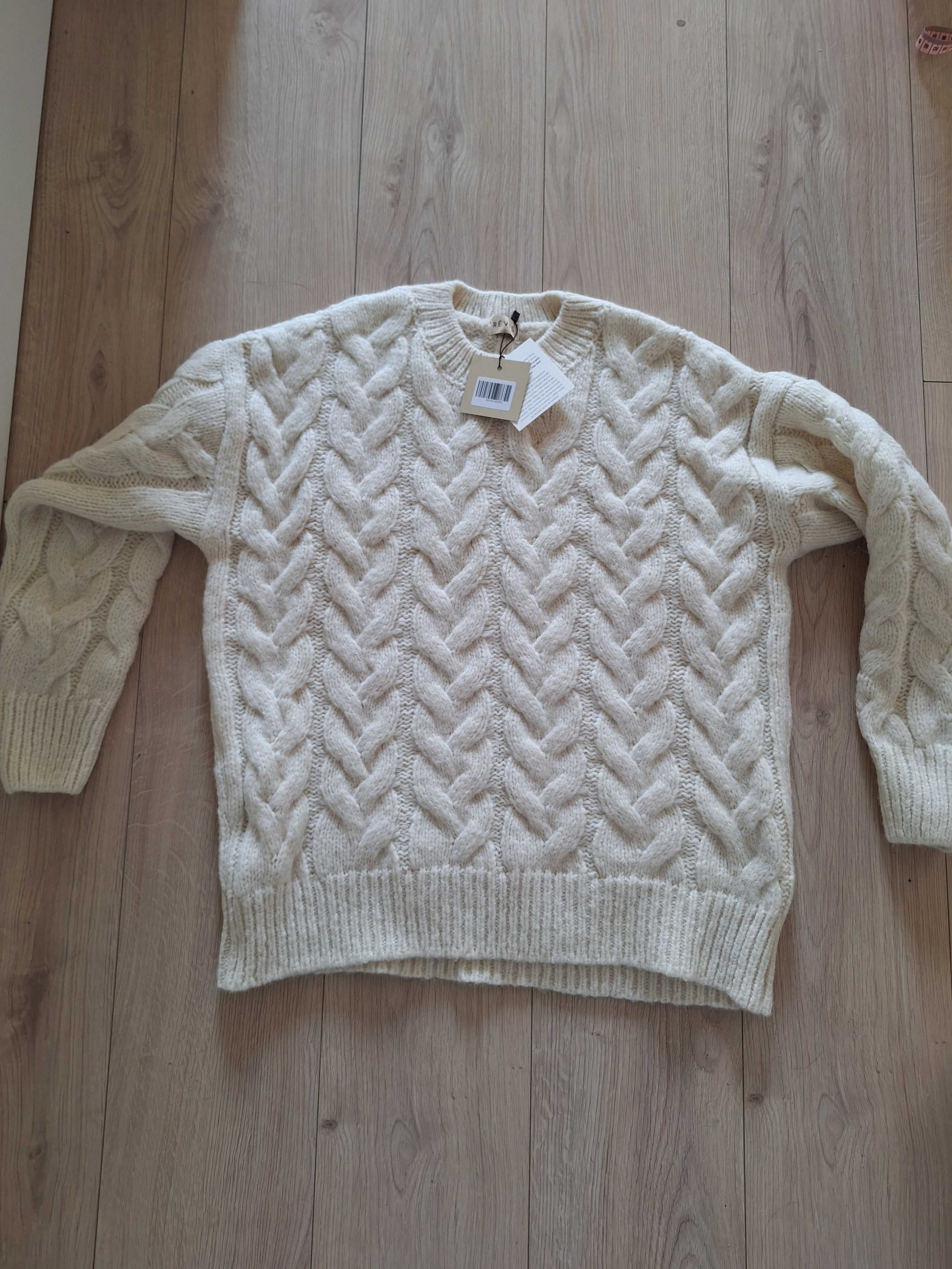 Reves sweter braid nowy