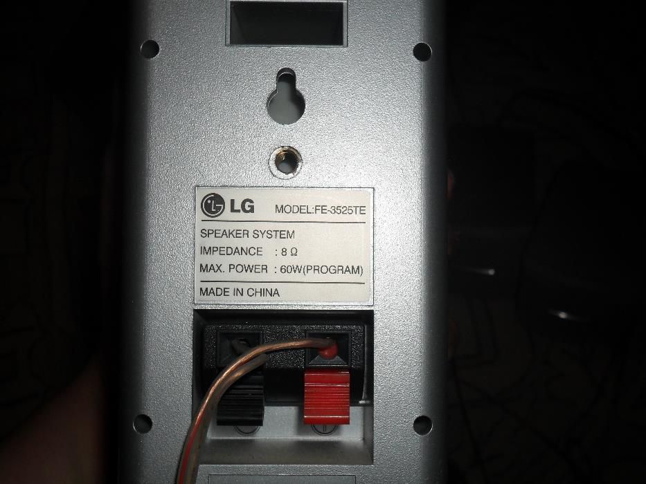 Home cinema sistema de som colunas LG