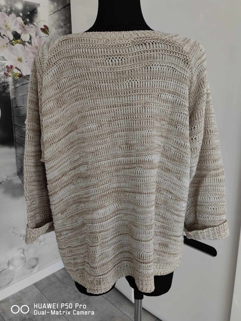 Sweter XL rękaw 3/4