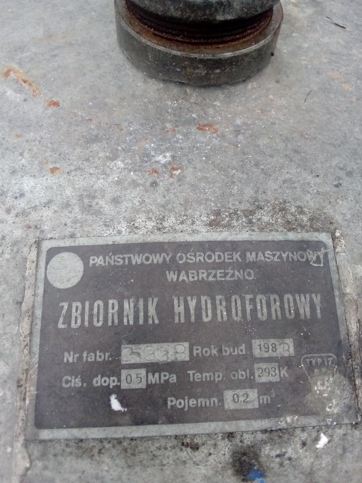 Zbiornik hydroforowy ocynkowany