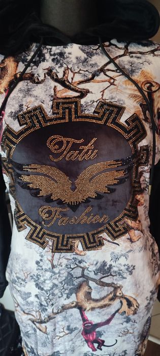 Sukienka welurowa Tatu