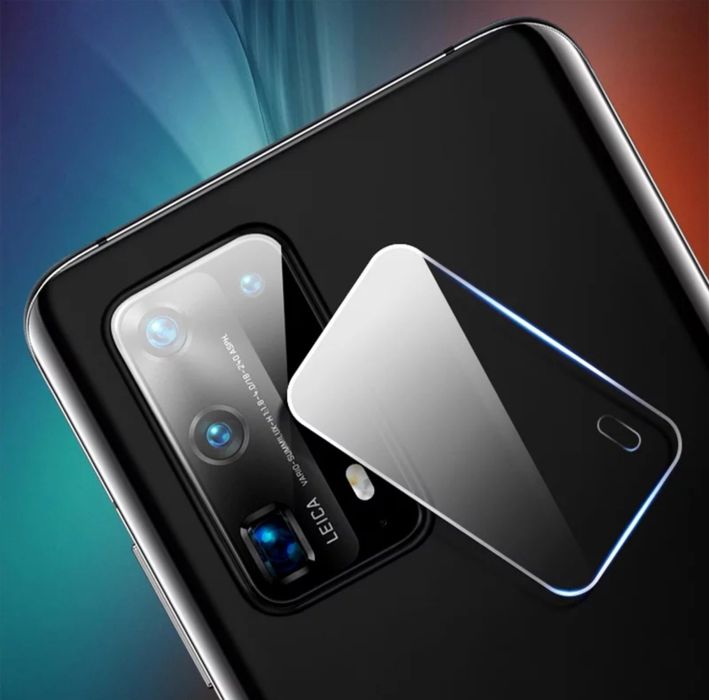 Huawei P40 Pro e P40 -  Anel de proteção da câmara e Películas