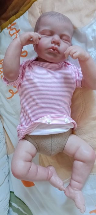 Nowa śliczna lalka typ reborn ok.50cm.