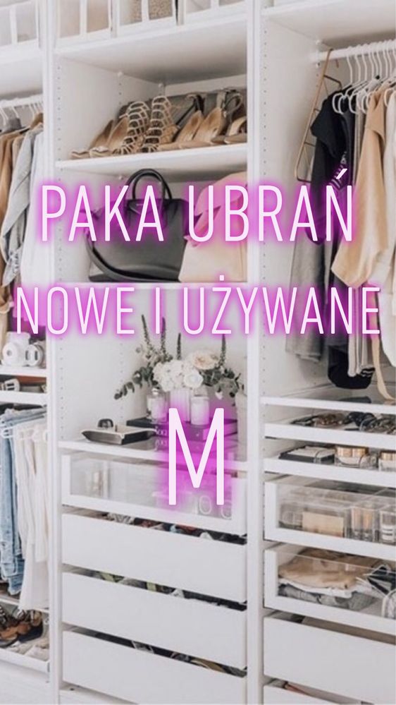 Paka Ubrań PREMIUM Damskich M Nowe i używane