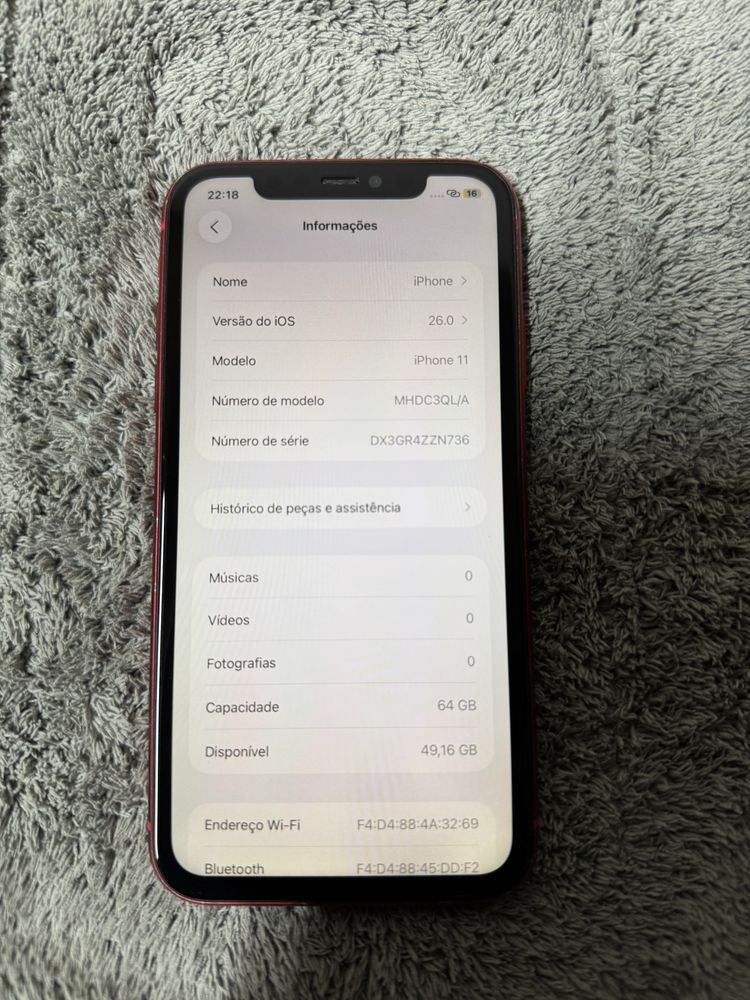iPhone 11 64Gb Vermelho