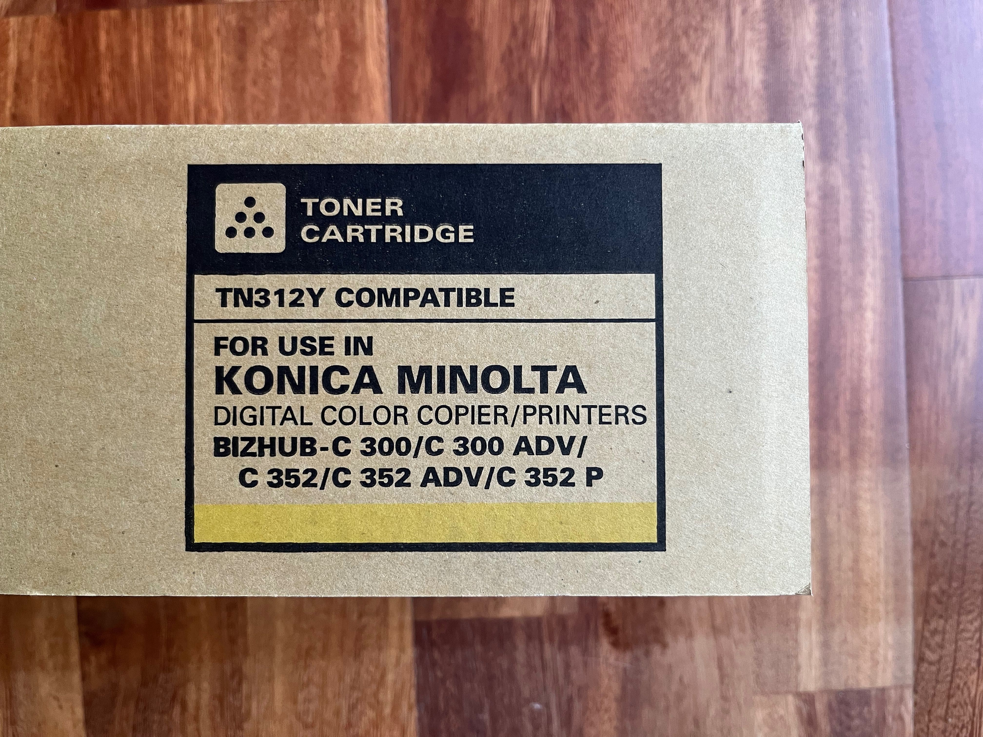 Toner Katun do Konika-Minolta TN312Y Bizhub C300 C352