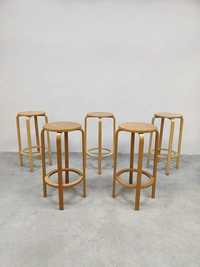 Stołek hoker Ikea Frosta Aalto krzesło barowe vintage design sklejka