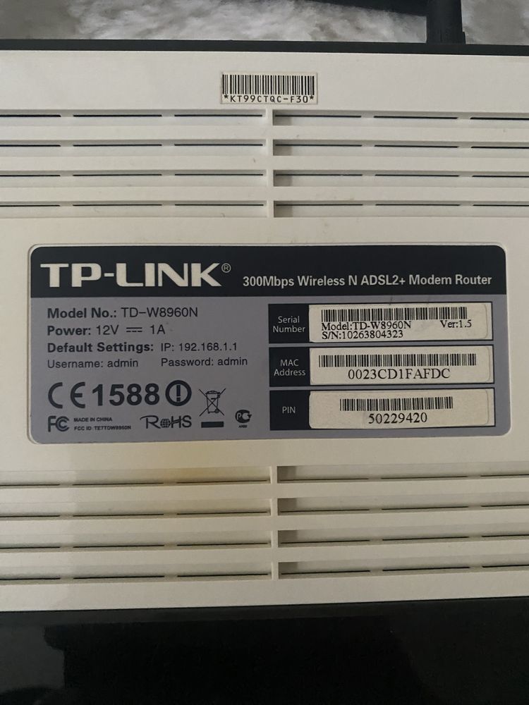 Модем, роутер TP-LINK TD-W8960N