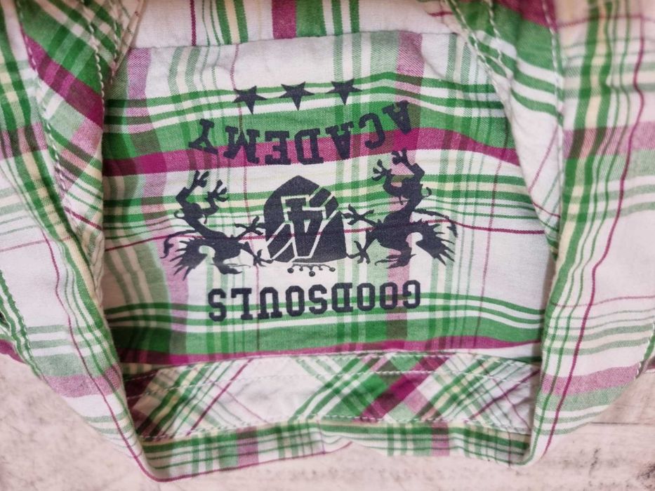 Koszula męska w kratkę bawełna Goodsouls L casual