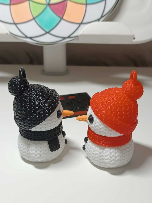 Іграшка на ялинку Сніговички (набор 4 шт+ 6 сніжинок), игрушка на ёлку