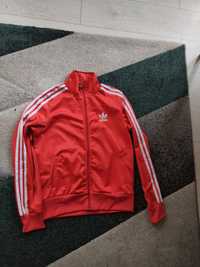 Bluza adidas czerwona rozpinana