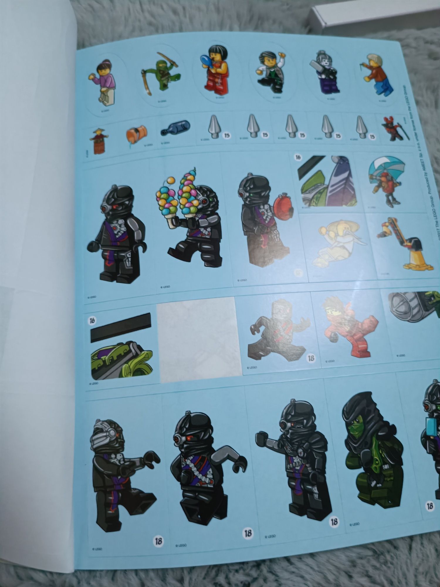 Album Lego Ninjago naklejki ksiazka