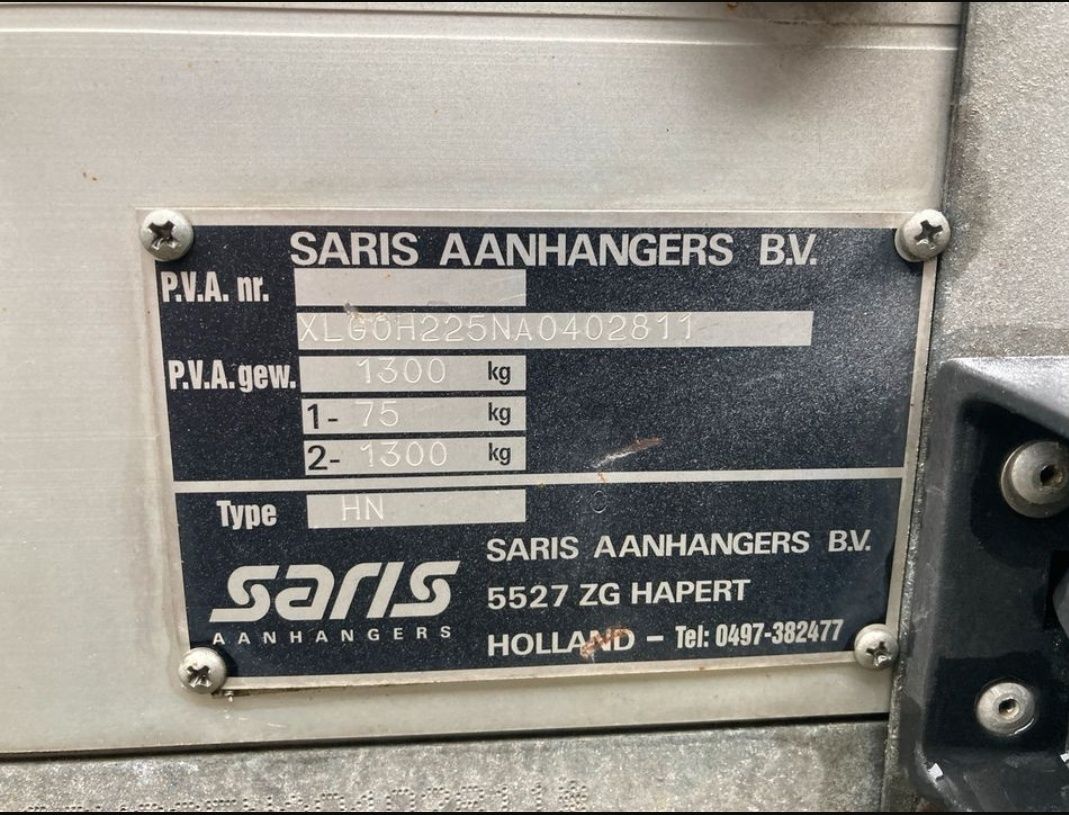 Прицеп Saris 1300 кг