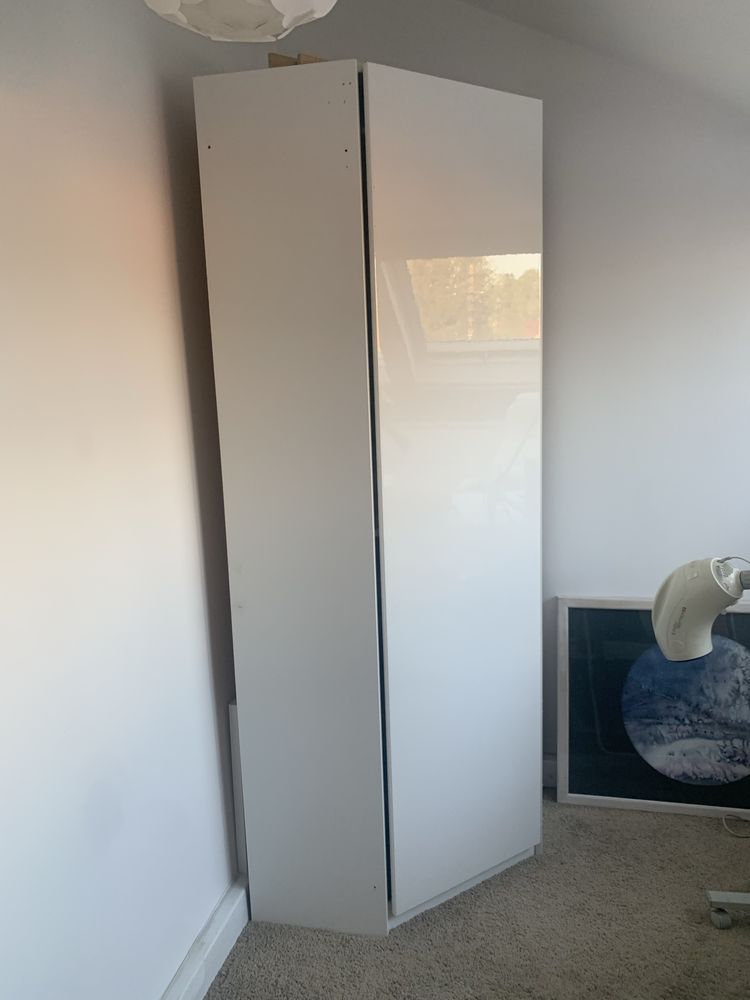 Szafa narożna PAX FARDAL - biała połysk IKEA