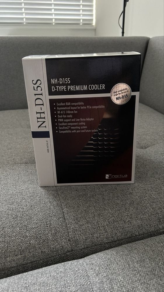 CPU COOLER.Noctua NH-D15S 1500 RPM Dual-Tower CPU Fan - Brown.