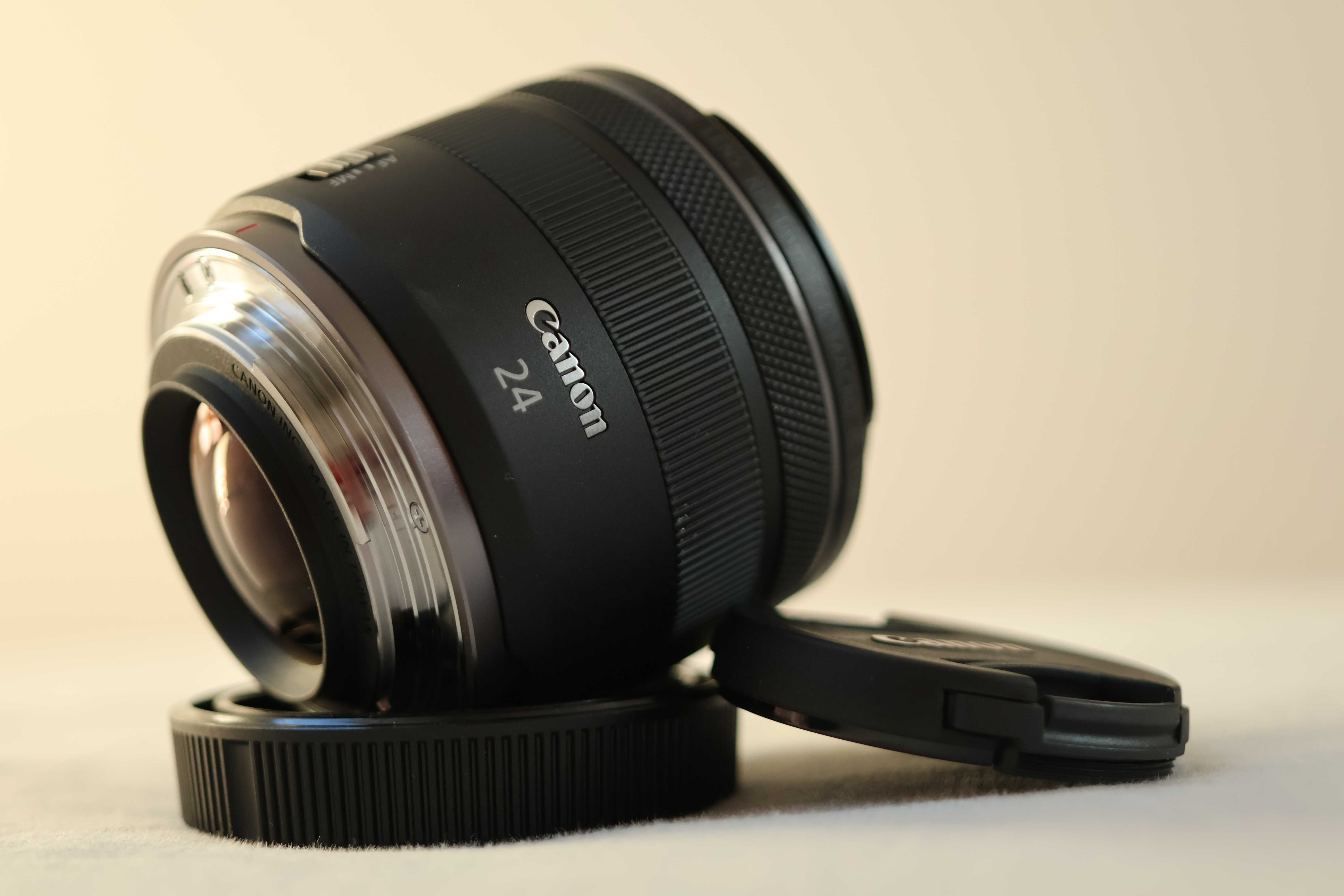 Canon 24 mm 1.8 Macro IS STM RF stan jak NOWY!!!