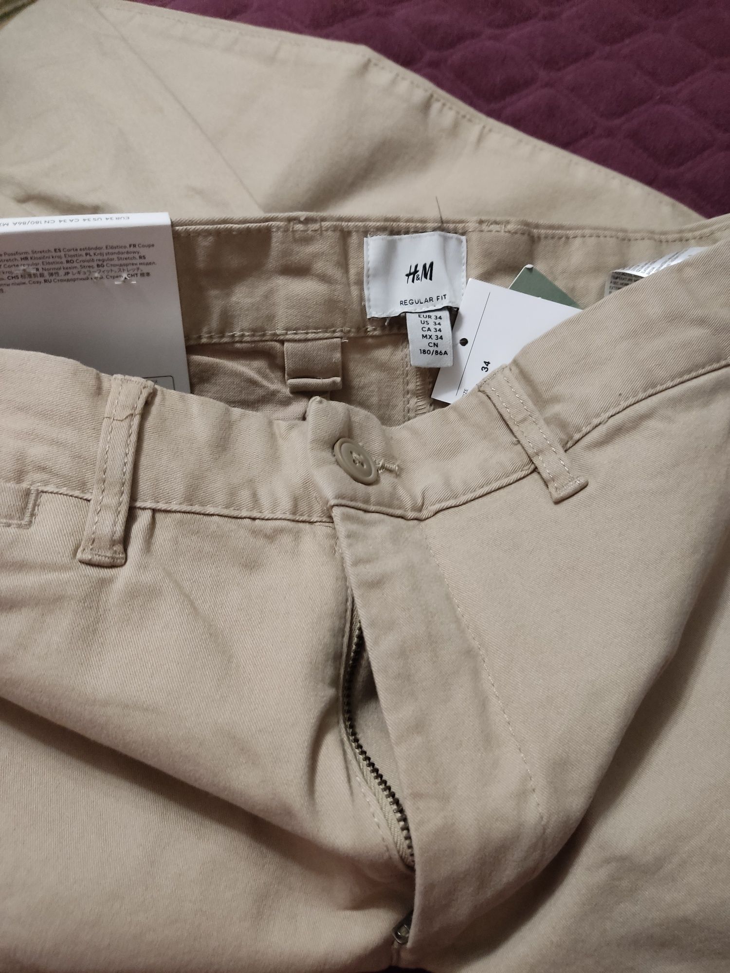 Брюки H&M regular fit новые