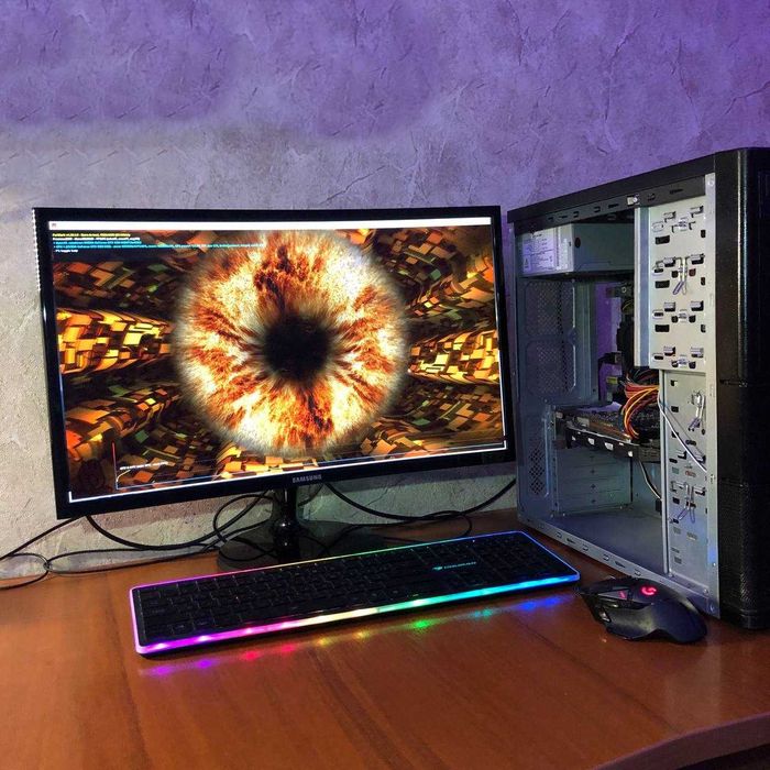 Стационарный игровой ПК GTX 1060 6GB Игровой компьютер 4 ядра / 16 ОЗУ