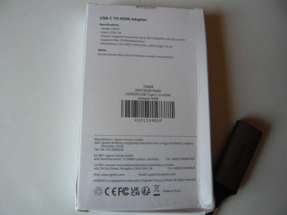 Adaptador Type C para HDMI (Ugreen)