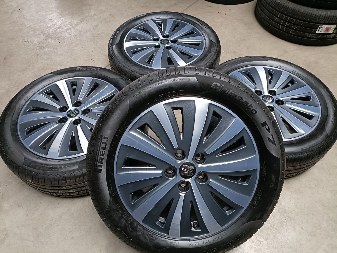 Koła Letnie Seat Ateca 17 cali 5x112 Demo, Jak Nowe, 20r