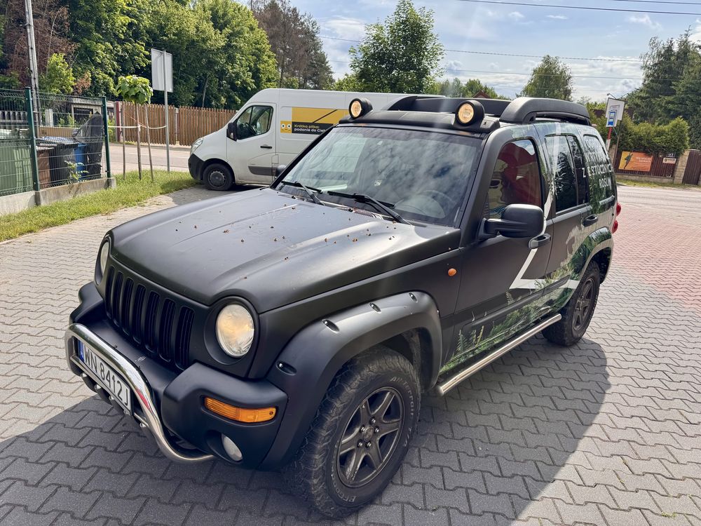 Jeep Cherokke 4x4 2.8 CRD Klima Automat Hak 1 właściciel