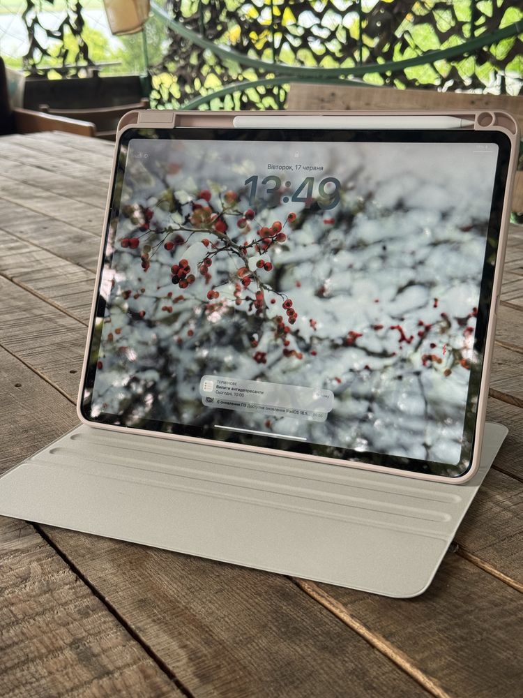 Ipad air 13 M2 256 гб Blue 2024 +apple pencil pro+оригін.чохол