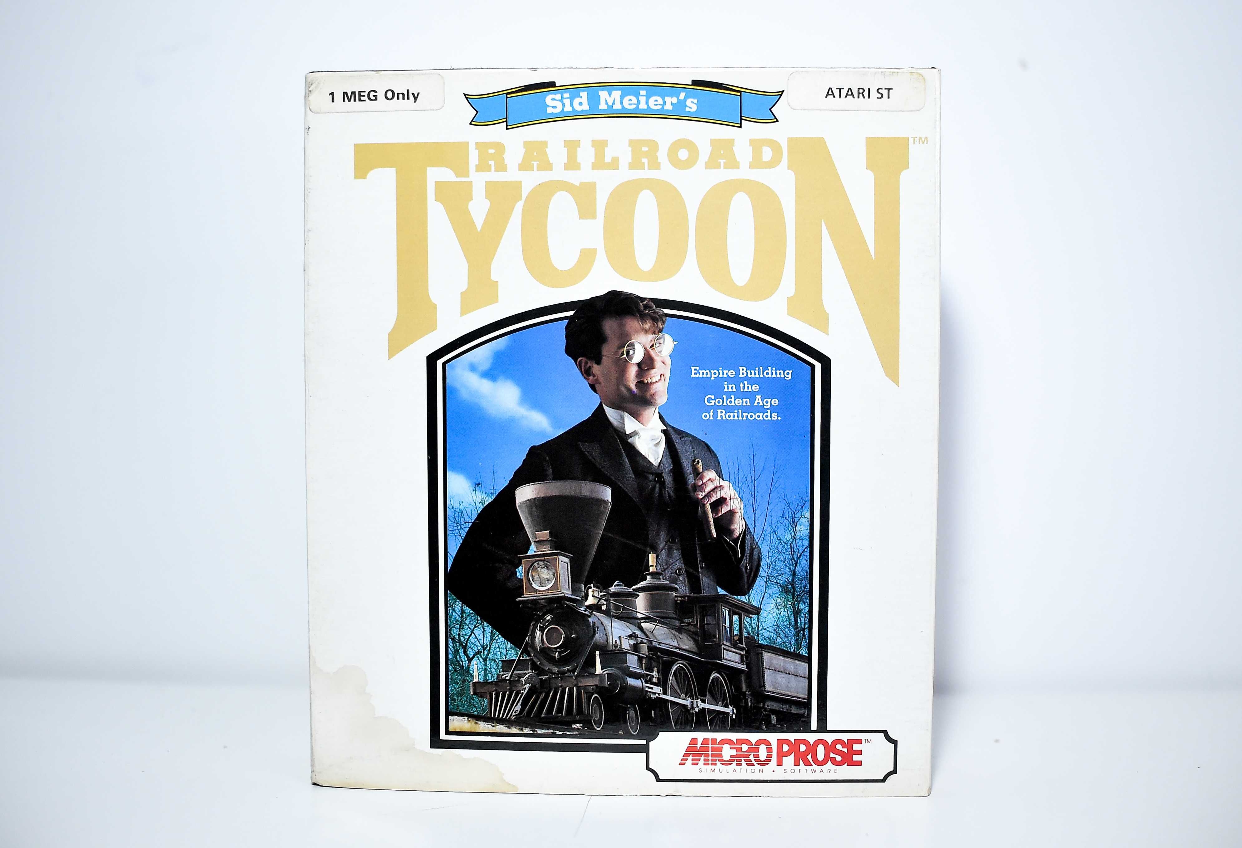 Gra BIG BOX Railroad Tycoon Atari ST