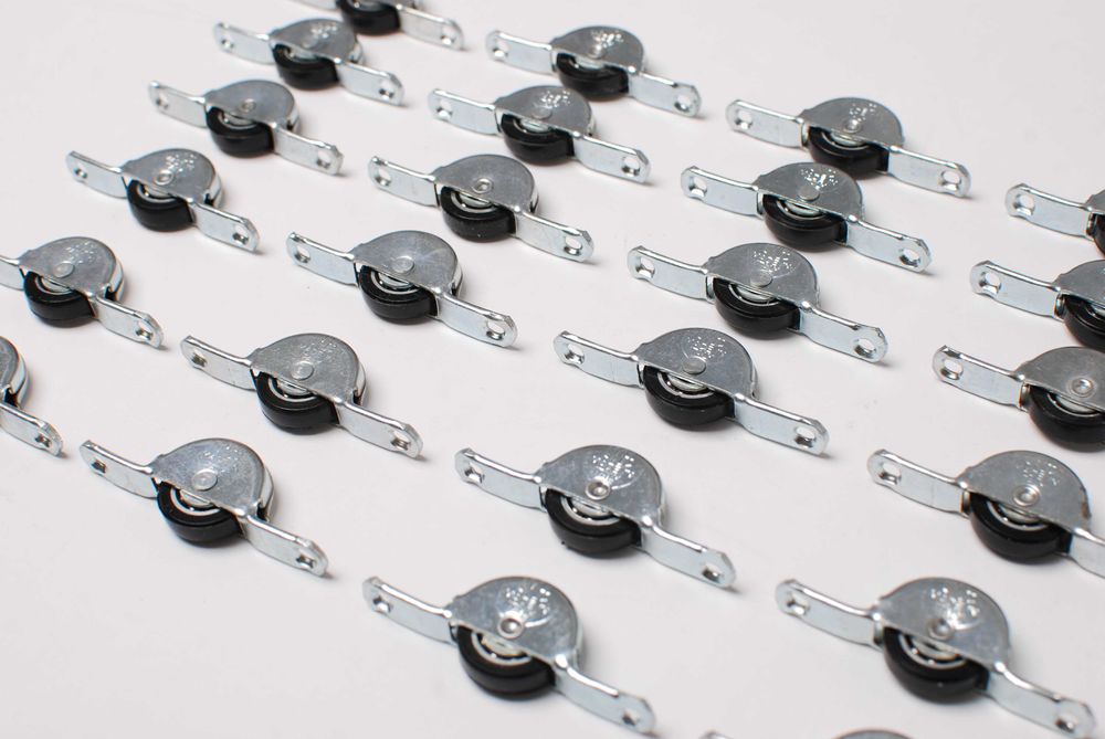 LOTE 24 Rodídios de embutir ONGE para portas / mobiliário NOVOS