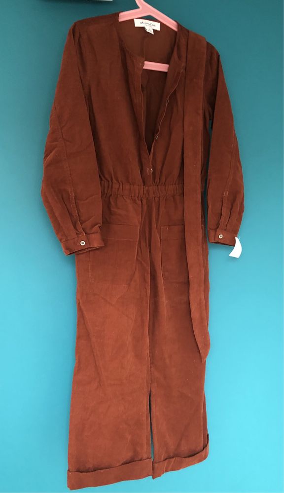 Kombinezon Massimo Dutti rozm. 116 rudy brąz