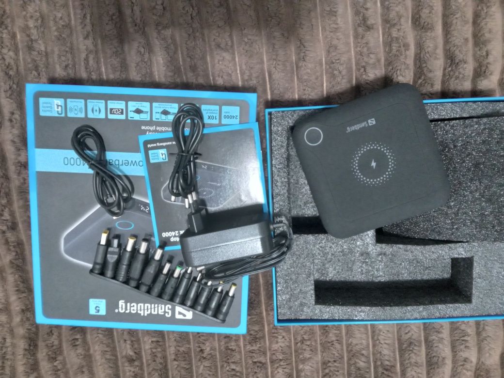 PowerBank Sandberg ALL-in-1 Laptop 24000mAh