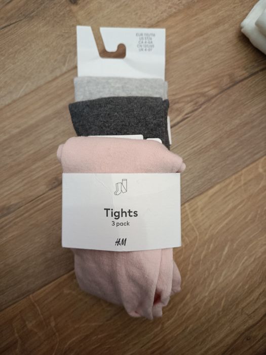 Rajstopy 3 pak Hm r.110/116