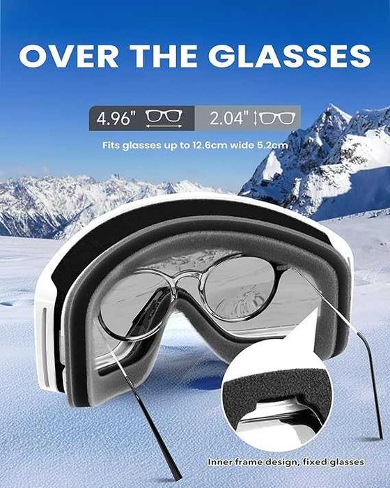 Gogle narciarskie do snowboard , motocross i innych sportów. OTG .19