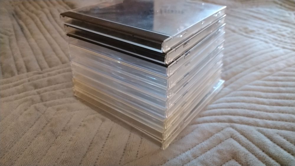 Коробочки толстые для аудио компакт дисков сд диски