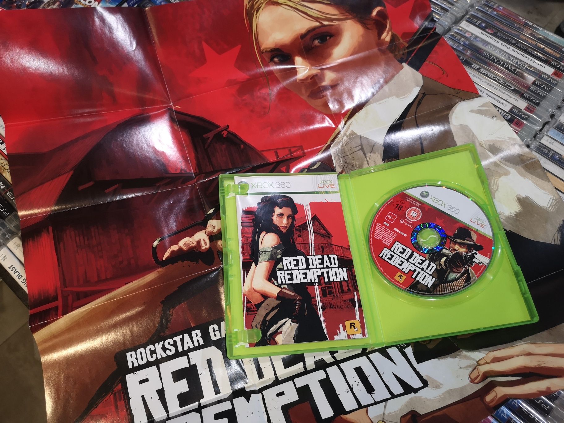 Red Dead Redemption XBOX 360 gra (+plakat/mapa) płyta BDB+