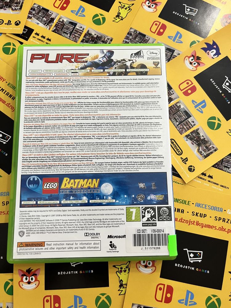 Pure Lego Batman Xbox 360