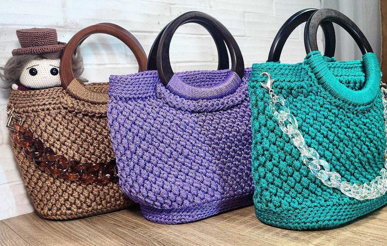 В'язана сумка CROSSBODY/Кроссбоди/Шопер