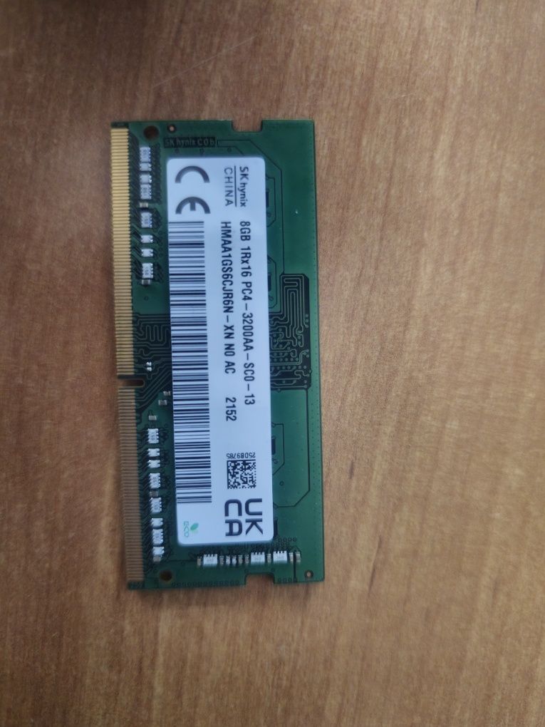 Pamięć ram ddr4 SK Hynix HMAA1GS6CJ 3200R6N-XN 8 GB Cena za 2szt