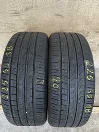 Dwie opony pirelli cinturato p7 225/45/18 2020r.