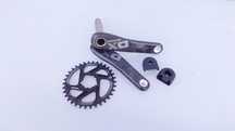 Korby DH Sram X01 Carbon, mufa GXP 83mm, ramiona 165mm + blat 34t