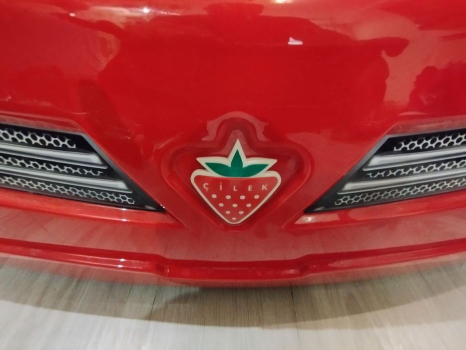 Детская кровать машина с матрасом, авто Cilek Turbo Max 90x195