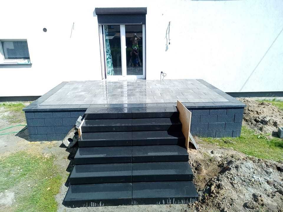 Stopień Schodowy Gładki Royal 120x40x15 stopnica betonowa bloczki blok