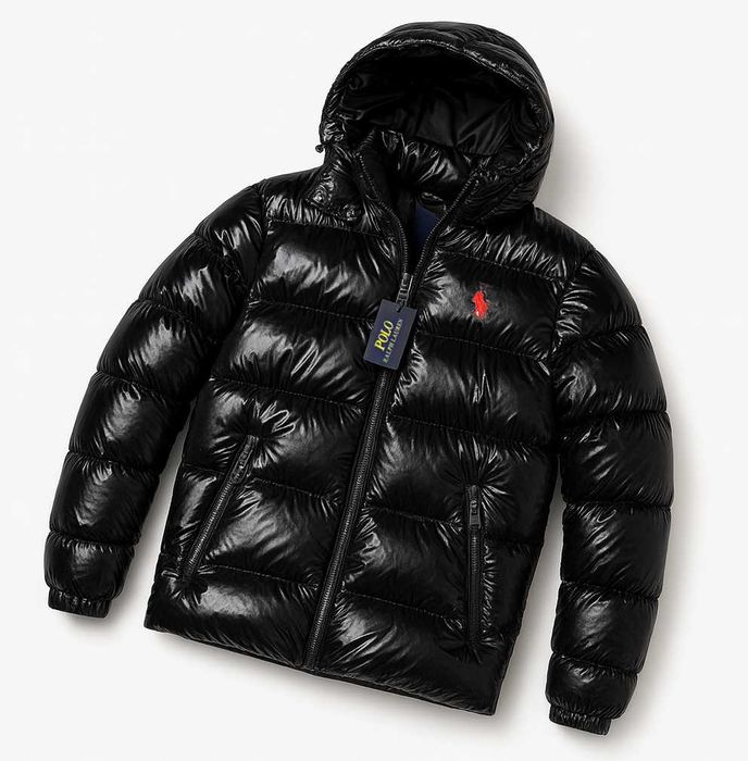 ТОПова Пуховик Куртка Polo Ralph Lauren курточка глянец
