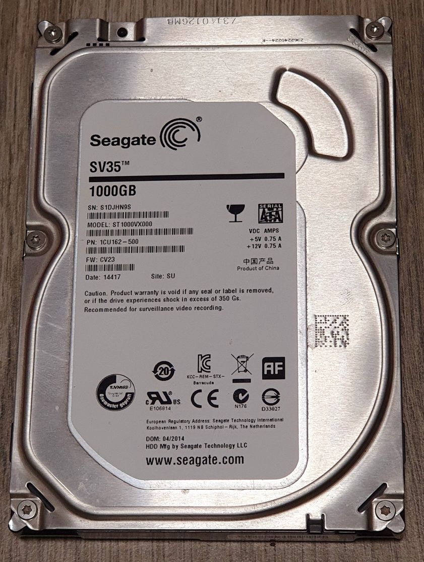 Жесткий диск 1 TB Seagate ST1000VX000 (SV35 Series)