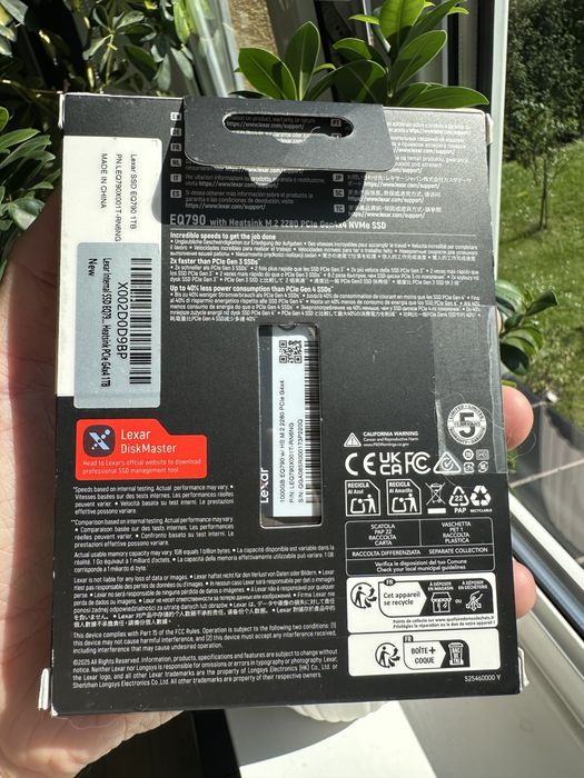 Dysk SSD Lexar EQ790 1TB M.2 PCIe Heatsink TOMI-TECH