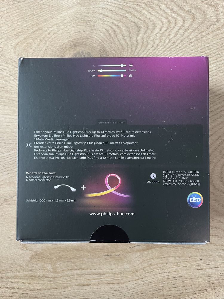 Taśma philips hue white and color gradient 1 m