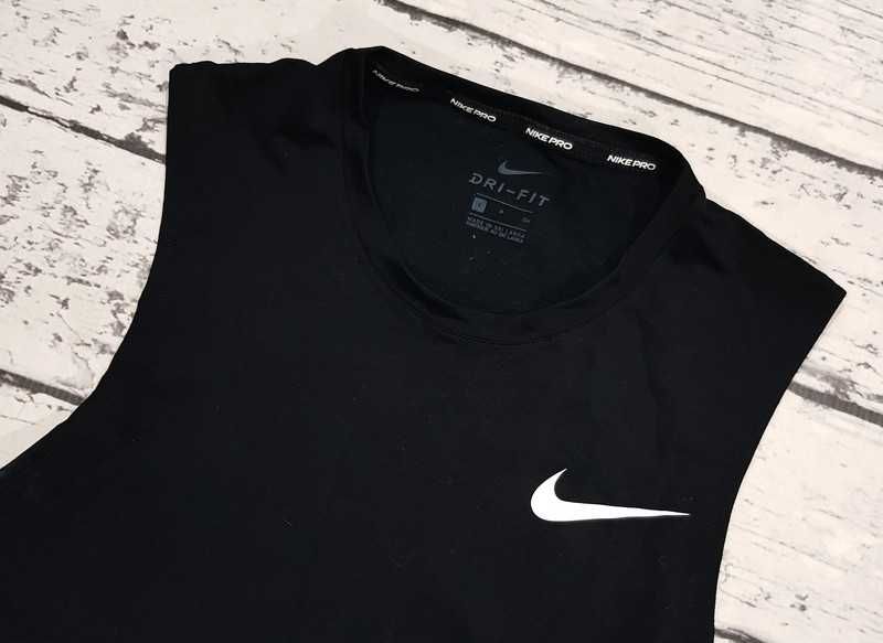 Nike * Pro * koszulka * bokserka * czarna * męska * idealna * S