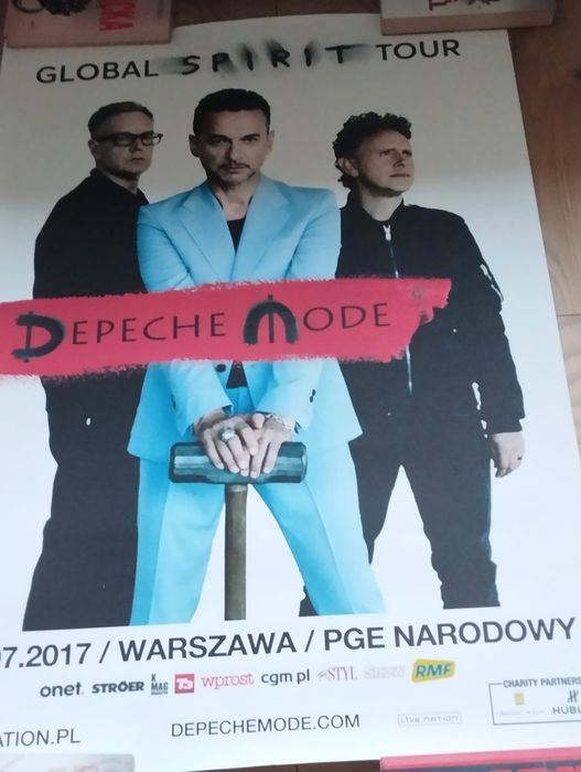 Plakat koncertowy Depeche Mode Global Spiryt Tour 2017