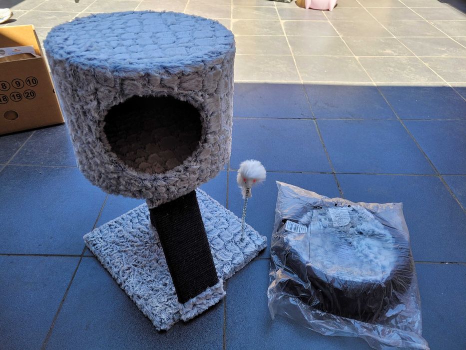 Caixa de areia, comedouros, tunel, torre brincar -preços na descrição-