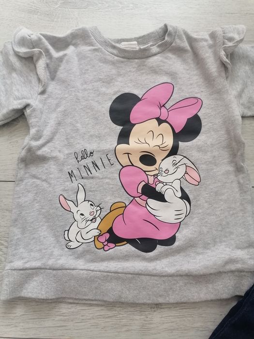 Bluza hm myszka minnie rozmiar 104 +spodnie gratis