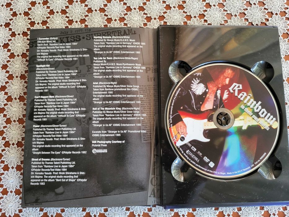 Rainbow DVD, In their own words.